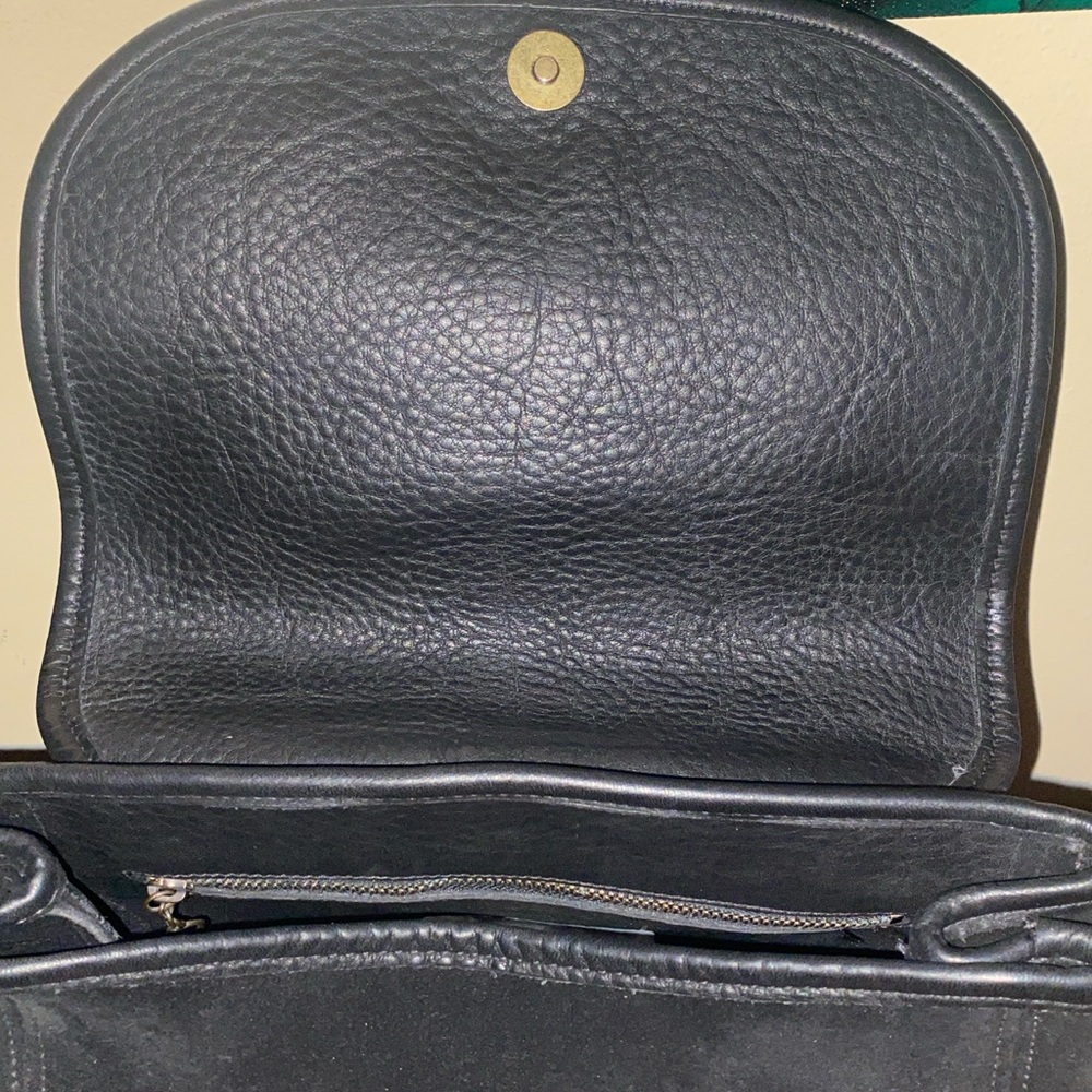 Coach Vintage 1996 Berkeley Convertible Black Suede & Leather Backpack - Picture 2 of 16